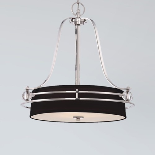 Lampa wisząca Uptown Gotham QZ-GOTHAM-P Elstead Lighting 4x100W E27 Metal Czarny