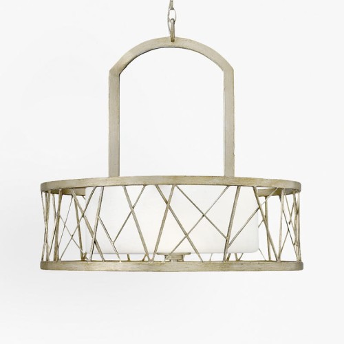 Lampa wisząca Nest HK-NEST-P-B-SL Elstead Lighting 3x100W E27 Metal Beżowy