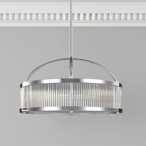 Lampa wisząca Paulson FE-PAULSON-6P Elstead Lighting 6x3W LED G9 Stal Chrom