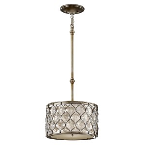 Lampa wisząca Lucia FE-LUCIA-P-C Elstead Lighting 1x60W E27 Stal Mosiądz