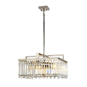 Lampa wisząca Aries ARIES-4P-L Elstead Lighting 4x60W E27 Stal Chrom