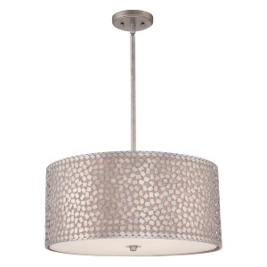 Lampa wisząca Confetti QZ-CONFETTI-P-L Elstead Lighting 4x100W E27 Metal Srebrny