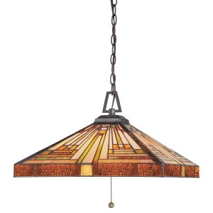 Lampa wisząca Stephen QZ-STEPHEN-3P Elstead Lighting 3x60W E27 Metal Wielokolorowy