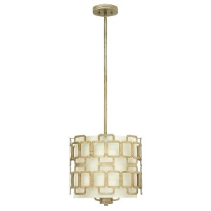Lampa wisząca Sabina HK-SABINA-3P Elstead Lighting 3x60W E14 Stal Mosiądz