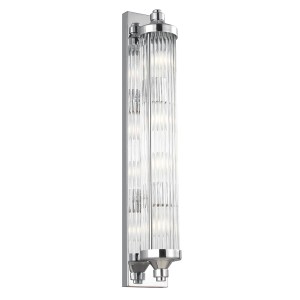 Lampa wisząca Paulson FE-PAULSON-W4 Elstead Lighting 4x3W LED G9 Stal Chrom