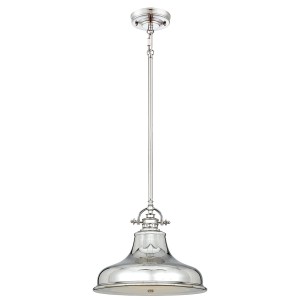 Lampa wisząca Emery QZ-EMERY-P-M-IS Elstead Lighting 1x100W E27 Metal Chrom