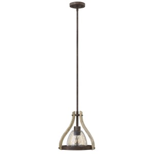 Lampa wisząca Middlefield HK-MIDDLEFIELDP1 Elstead Lighting 1x60W E27 Stal Brązowy