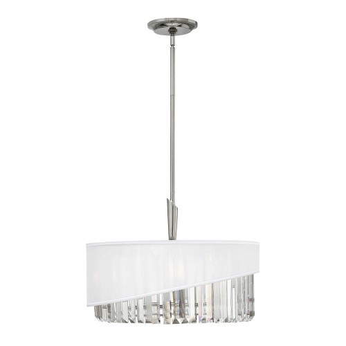 Lampa wisząca Gigi HK-GIGI-3P Elstead Lighting 3x60W E14 Stal Biały