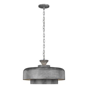 Lampa wisząca Haymarket FE-HAYMARKET-P Elstead Lighting 1x60W E27 Stal Szary