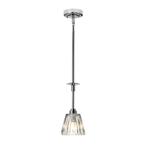 Lampa wisząca Agatha BATH-AGATHA1P-PC Elstead Lighting 1x3W LED G9 Mosiądz Chrom