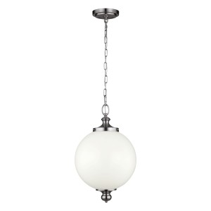 Lampa wisząca Parkman FE-PARKMAN-PL-PN Elstead Lighting 1x60W E27 Stal Chrom