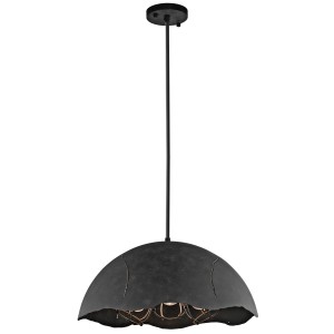 Lampa wisząca Fracture KL-FRACTURE-P-M Elstead Lighting 3x100W E27 Czarny