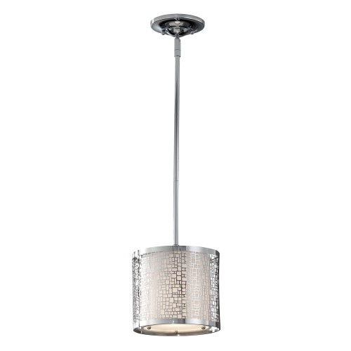 Lampa wisząca Joplin FE-JOPLIN-MP Elstead Lighting 1x100W E27 Stal Srebrny