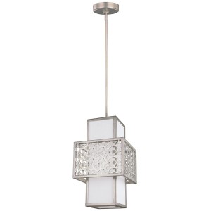 Lampa wisząca Kenney FE-KENNEY-MP Elstead Lighting 1x60W E27 Stal Srebrny