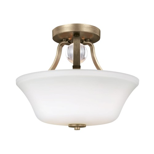 Lampa sufitowa Evington FE-EVINGTON-SF-SG Elstead Lighting 2x60W E27 Szkło Złoty