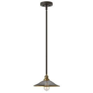 Lampa wisząca Rigby HK-RIGBY-P-KZ Elstead Lighting 1x100W E27 Stal