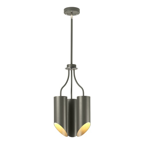 Lampa wisząca Quinto QUINTO3-GPN Elstead Lighting 3x8W E27 Stal Szary