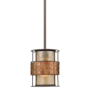 Lampa wisząca Laguna QZ-LAGUNA-MP Elstead Lighting 1x60W E27 Metal Mosiądz
