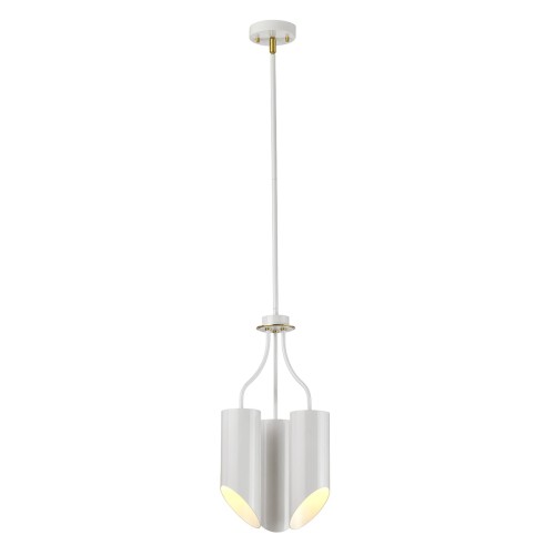 Lampa wisząca Quinto QUINTO3-WAB Elstead Lighting 3x8W E27 Stal Biały