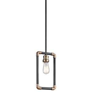 Lampa wisząca Imahn KL-IMAHN-MP Elstead Lighting 1x60W E27 Stal Czarny