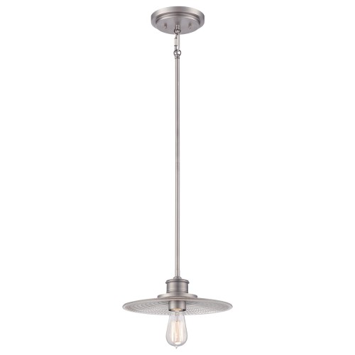 Lampa wisząca Admiral QZ-ADMIRAL-P-AN Elstead Lighting 1x60 E27 Srebrny