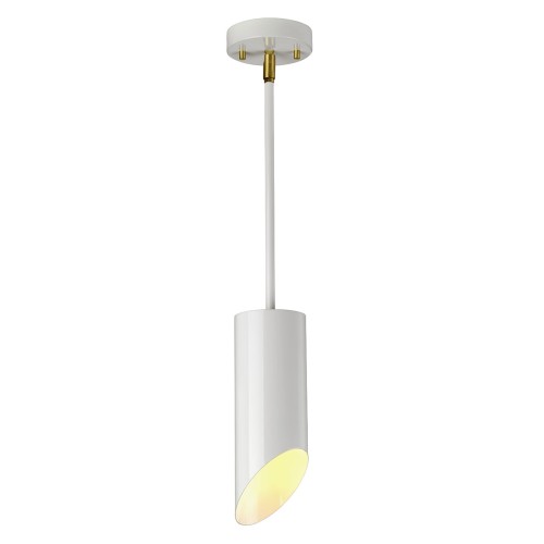 Lampa wisząca Quinto QUINTO1P-WAB Elstead Lighting 1x8W E27 Stal Biały