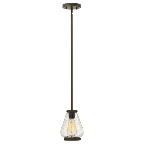 Lampa wisząca Finley HK-FINLEY-P-OZ Elstead Lighting 1x100W E27 Brązowy