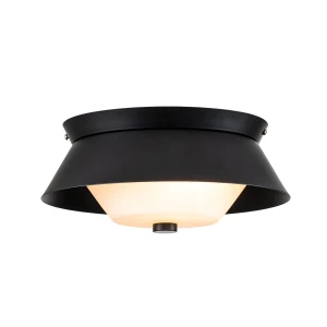Lampa sufitowa Mały plafon Bowtie BOWTIE-F-MB Elstead Lighting 2x40 W E14 Matowa czerń