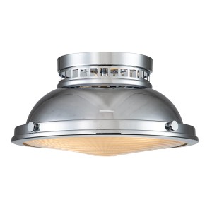 Lampa sufitowa Plafon Amelia HK-AMELIA-F-M-CM Elstead Lighting 2x40 W E27 Polerowany chrom