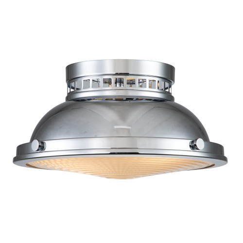 Lampa sufitowa Plafon Amelia HK-AMELIA-F-M-CM Elstead Lighting 2x40 W E27 Polerowany chrom