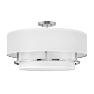 Lampa wisząca Graham HK-GRAHAM-L-PN Elstead Lighting 4x40 W E14 Polerowany nikiel