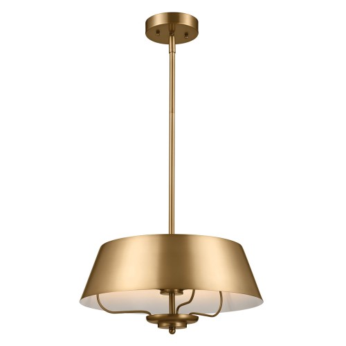 Lampa wisząca Luella KL-LUELLA-3P-BNB Elstead Lighting 3xE14 40W Stal Złoty