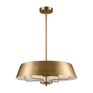Lampa wisząca Luella KL-LUELLA-4P-BNB Elstead Lighting 4xE14 40W Stal Złoty
