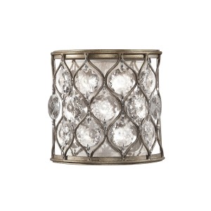 Lampa ścienna Lucia FE-LUCIA1 Elstead Lighting 1xE14 Kryształ, Stal Srebrny