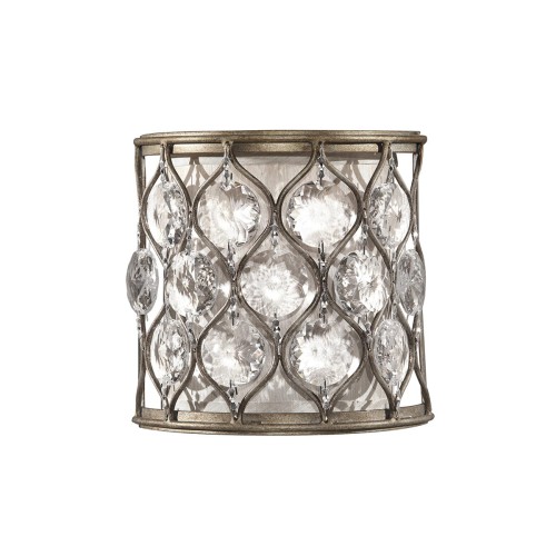 Lampa ścienna Lucia FE-LUCIA1 Elstead Lighting 1xE14 Kryształ, Stal Srebrny