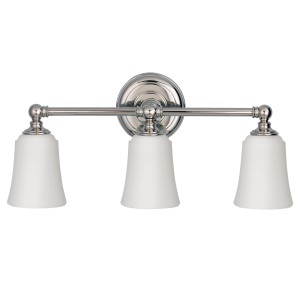 Lampa ścienna Huguenot Lake FE-HUGOLAKE3BATH Elstead Lighting 3xG9 Stal miękka