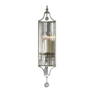 Lampa ścienna Gianna FE-GIANNA1 Elstead Lighting 1xE14 Kryształ, Szkło Srebrny