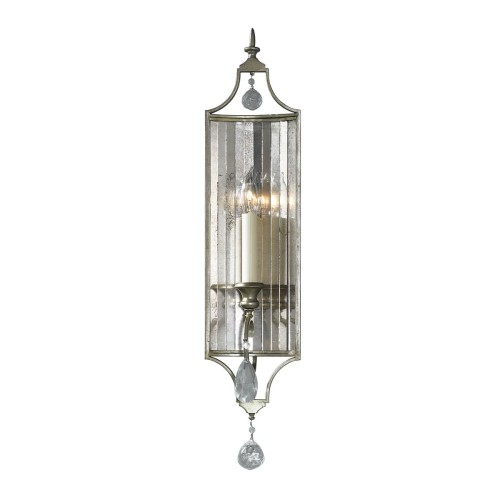 Lampa ścienna Gianna FE-GIANNA1 Elstead Lighting 1xE14 Kryształ, Szkło Srebrny