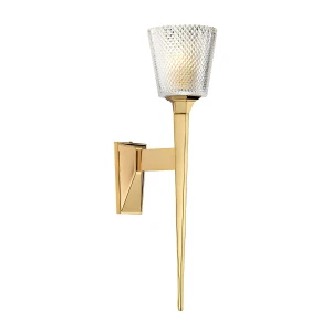 Lampa ścienna Verity BATH-VERITY-PG Elstead Lighting 1x3W LED G9 Mosiądz Złoty
