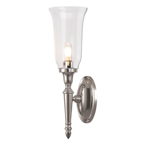 Lampa ścienna Dryden BATH-DRYDEN2-PN Elstead Lighting 1x3W LED G9 Aluminium Srebrny