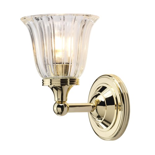 Lampa ścienna Austen BATH-AUSTEN1-PB Elstead Lighting 1x3W LED G9 Aluminium Złoty