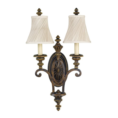 Lampa ścienna Drawing Room FE-DRAWING-ROOM2 Elstead Lighting 2x60W E27 Stal Brązowy