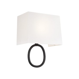 Lampa ścienna Indo FE-INDO1 Elstead Lighting 1x60W E27 Stal Czarny