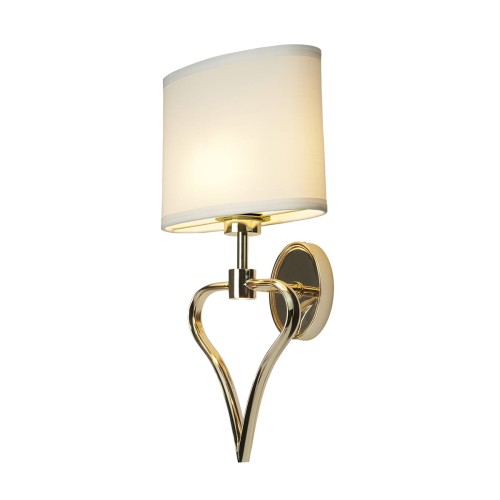Lampa ścienna Falmouth BATH-FALMOUTH-FG Elstead Lighting 1x3W LED G9 Stal Złoty