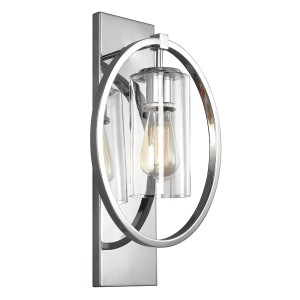 Lampa ścienna Marlena FE-MARLENA1-CH Elstead Lighting 1x60W E27 Stal Chrom