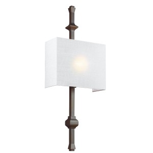 Lampa ścienna Teva FE-TEVA1-ANBZ Elstead Lighting 1x60W E27 Stal Brązowy