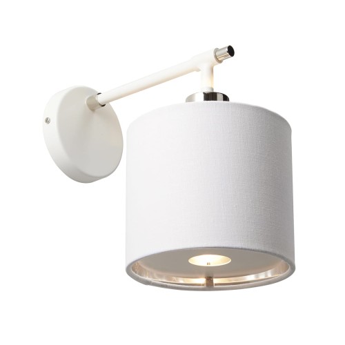Lampa ścienna Balance BALANCE1-WPN Elstead Lighting 1x40W E27 Stal Biały