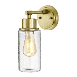 Lampa ścienna Morvah BATH-MORVAH1-BB Elstead Lighting 1x60W E27 Stal Mosiądz
