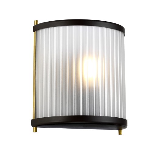 Lampa ścienna Corona DL-CORONA1-BAB Elstead Lighting 1x60W E27 Stal Brązowy