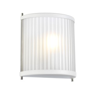 Lampa ścienna Corona DL-CORONA1-WPN Elstead Lighting 1x60W E27 Stal Biały